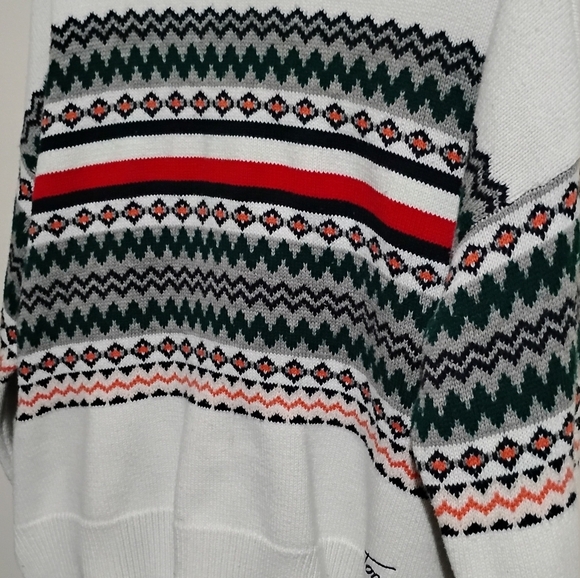 Tommy Hilfiger Knitted Sweater White with multicolor - Picture 2 of 10